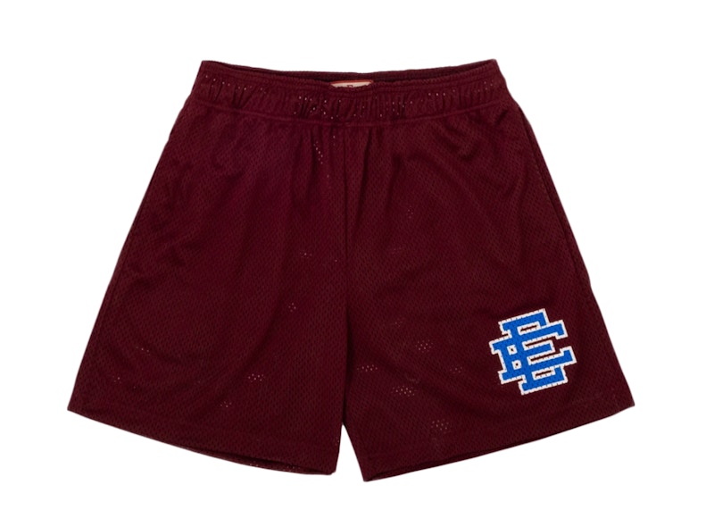 maroon shorts
