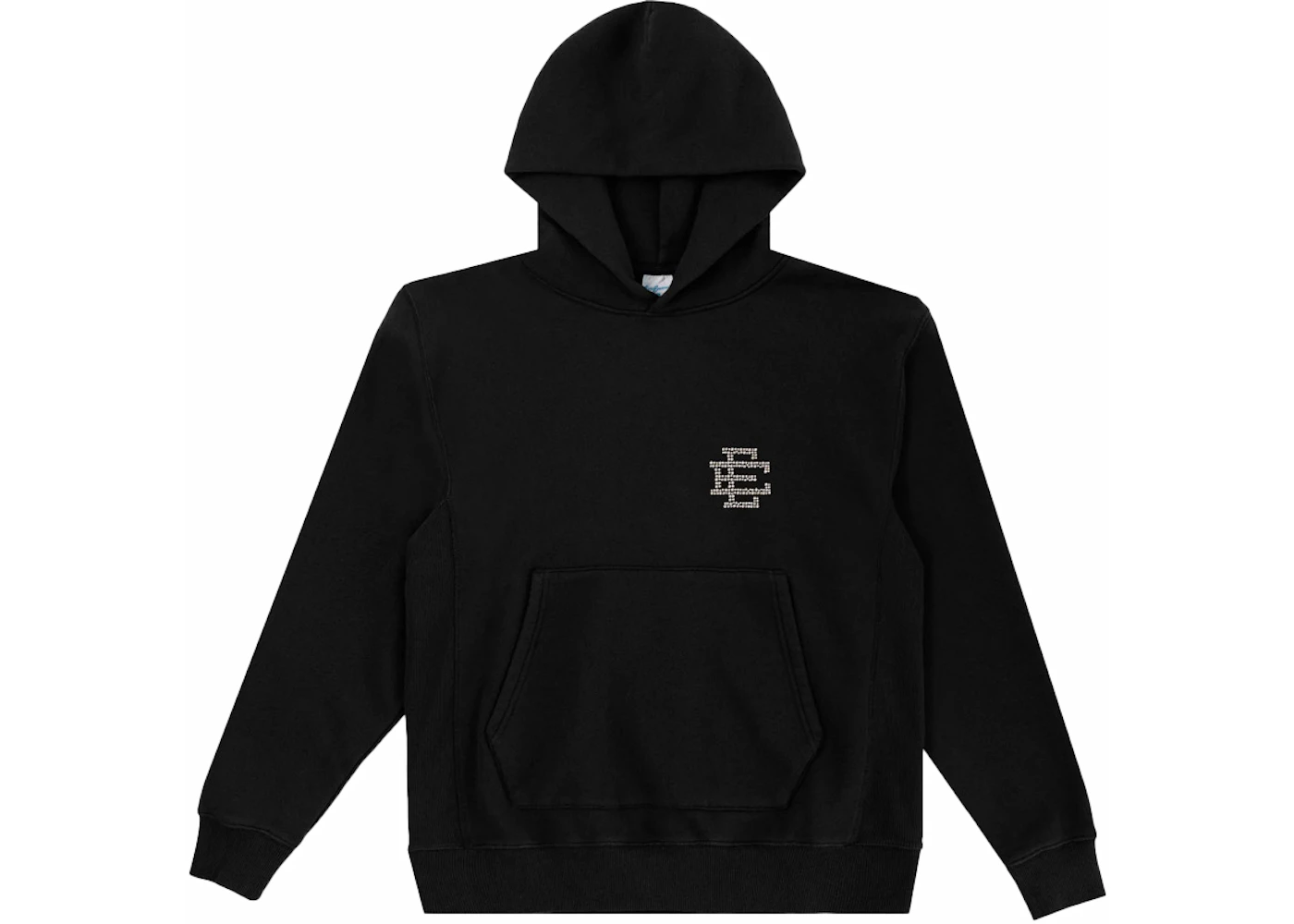 Eric Emanuel EE Basic Swarovski Hoodie Black Men's FW23 US