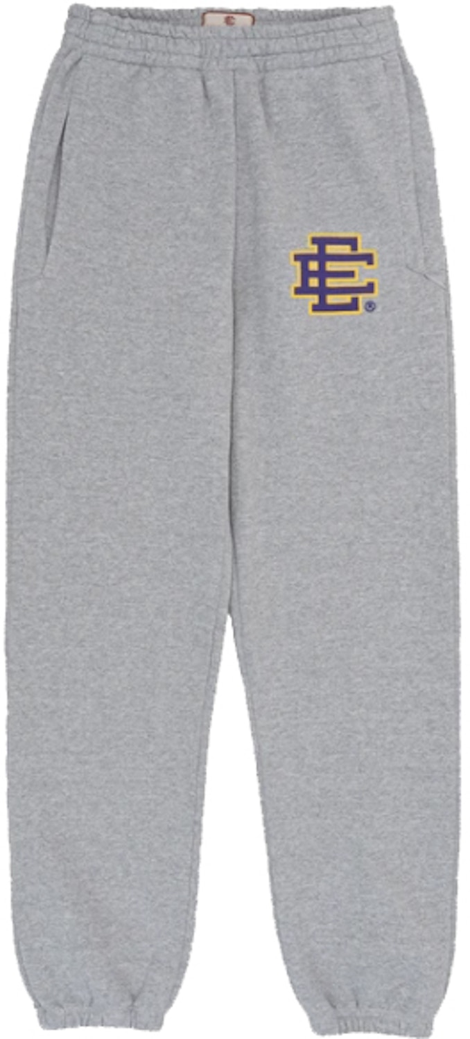 Eric Emanuel EE Basic Sweat Heather Grey/Purple/Yellow - SS21