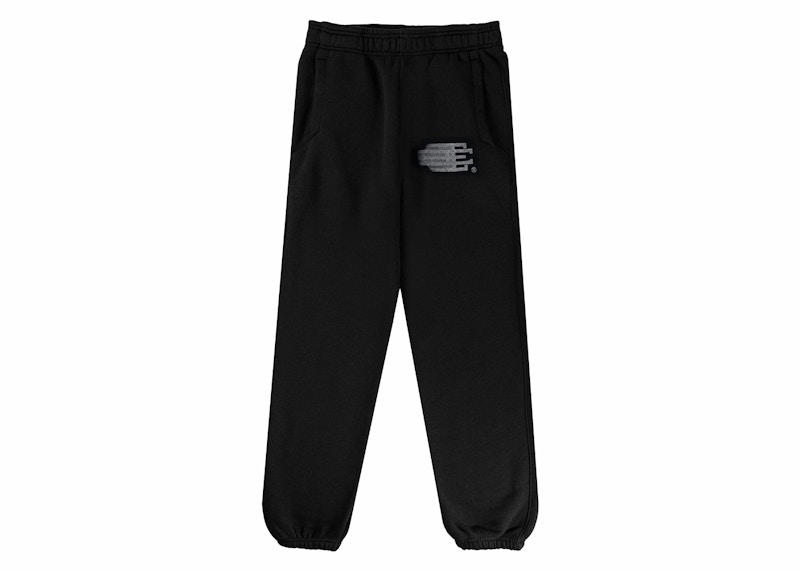 Pre-owned Eric Emanuel Men's  Ee Basic Sweatpant In Black/reflective Grey