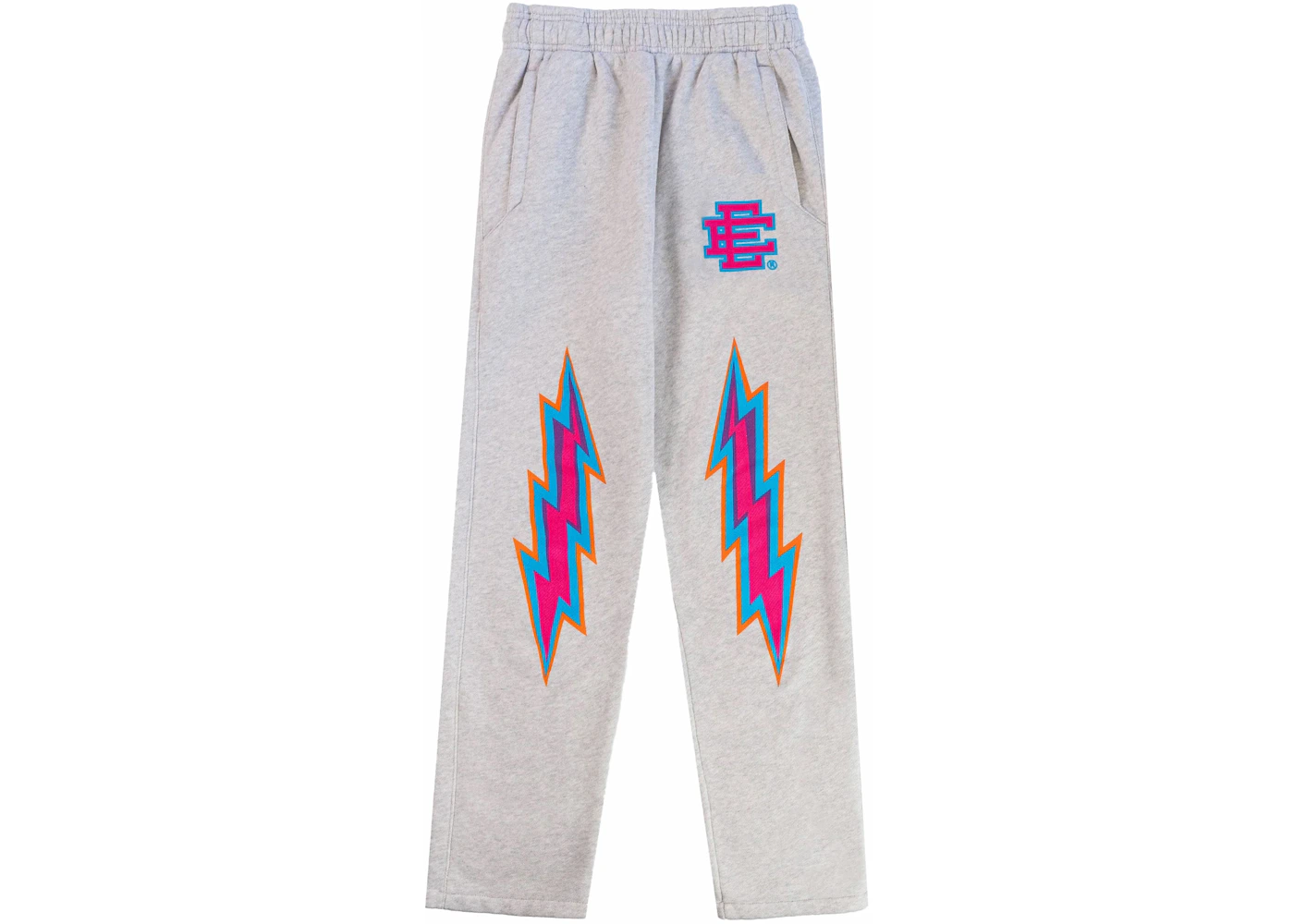Eric Emanuel EE Basic Sweatpant Gray/Violet Bolt Men's - SS24 - US