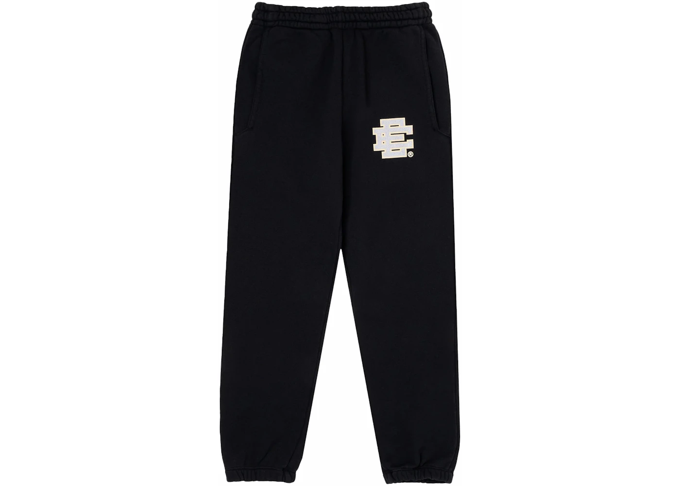 Eric Emanuel EE Basic Sweatpant Jet Black/Metallic Silver Men's - SS23 - US