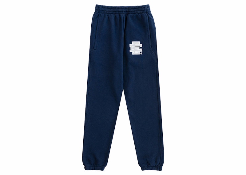 Eric Emanuel EE Basic Sweatpant Navy/Screenprinted Gray