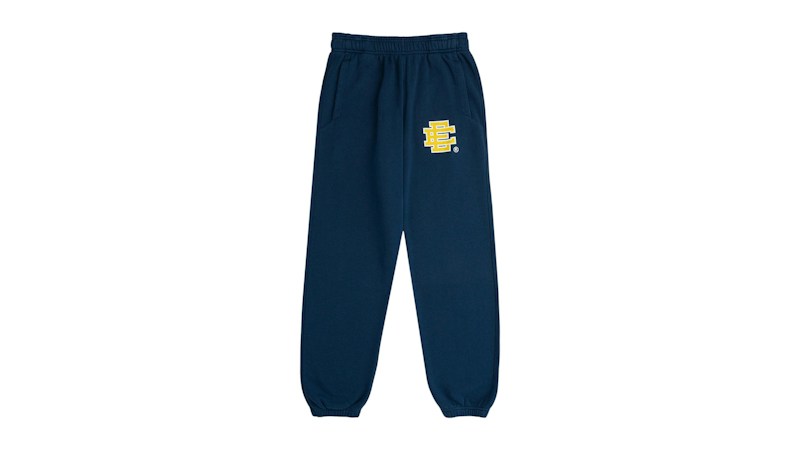 Eric Emanuel EE Basic Sweatpant Navy/Yellow