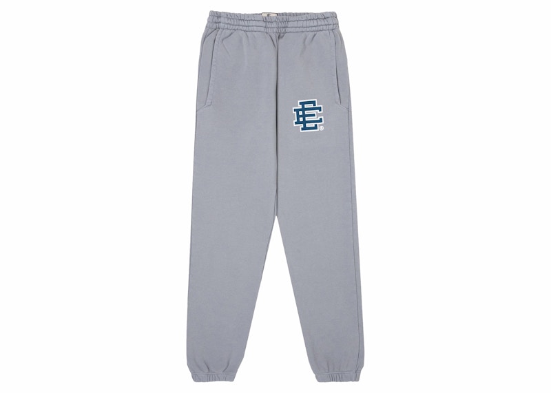 Pre-owned Eric Emanuel Men's  Ee Basic Sweatpant In Poppy/grey