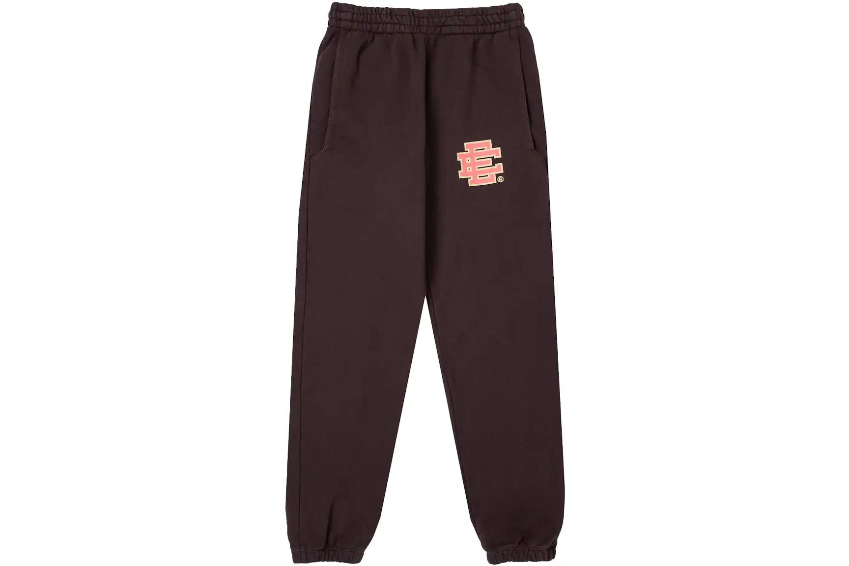 Eric Emanuel EE Basic Sweatpants Chocolate/Pink - SS23 - KR