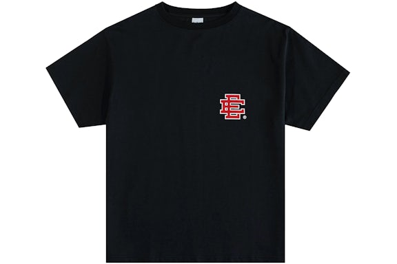 Eric Emanuel EE Camiseta Básica (FW24) Negro/Rojo