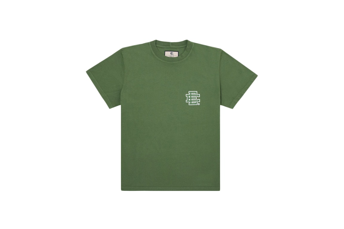 Pre-owned Eric Emanuel Ee Basic T-shirt Olive