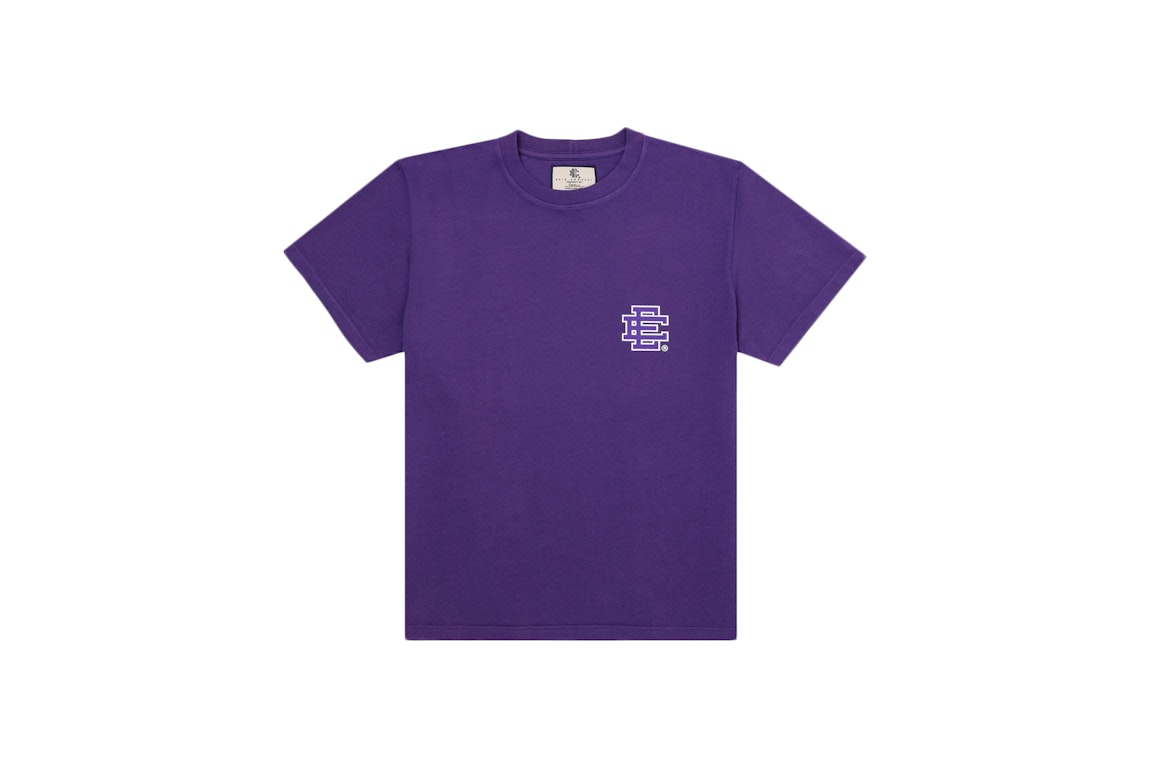 Pre-owned Eric Emanuel Ee Basic T-shirt Purple