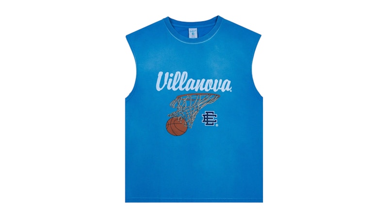 Eric Emanuel EE Basic Villanova University Cutoff Washed Blau/Marineblau EE