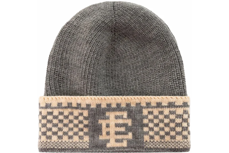 Eric Emanuel EE Beanie Grey/Ivory - FW23 - FR