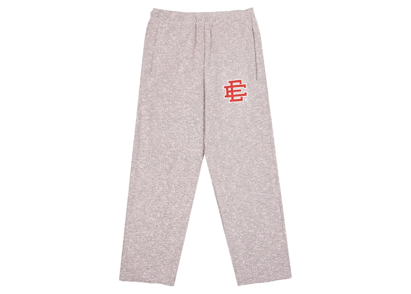 Pre-owned Eric Emanuel Men's  Ee Boucle Pant In Rose Quartz/red
