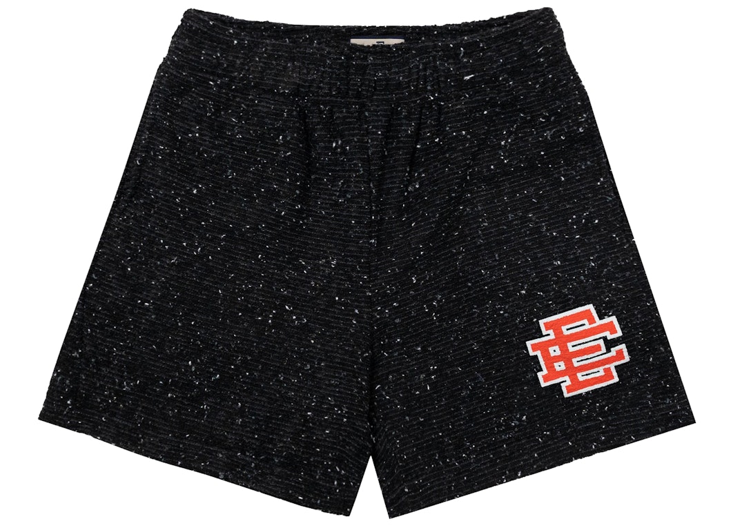 Pre-owned Eric Emanuel Ee Boucle Short Black/red