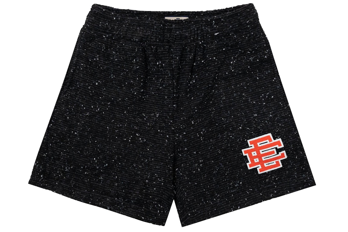 Pre-owned Eric Emanuel Ee Boucle Short Black/red