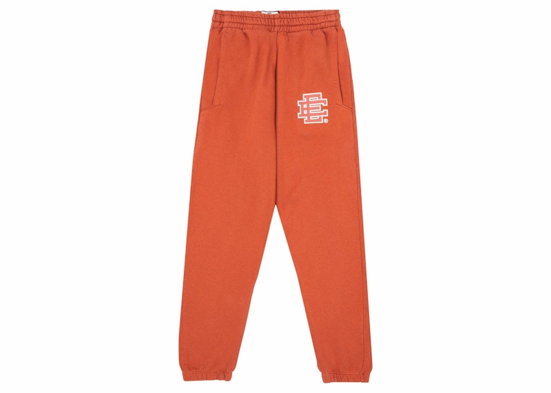 Pre-owned Eric Emanuel Men's Ee Heavyweight Sweats In Rust