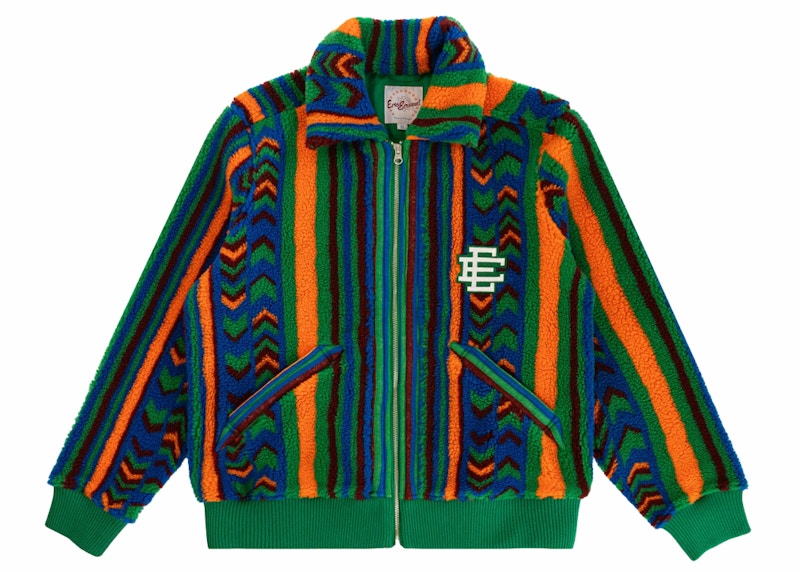 Eric Emanuel EE High Pile Fleece Green/Orange Men's - SS24 - GB