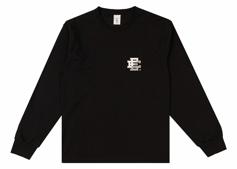 Eric Emanuel EE Long Sleeve T-Shirt Black/White/Gray Split