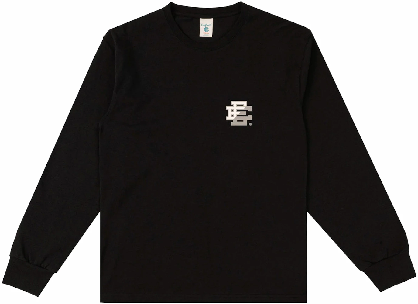 Eric Emanuel EE Long Sleeve T-Shirt Black/White/Gray Split Men's - SS24 ...