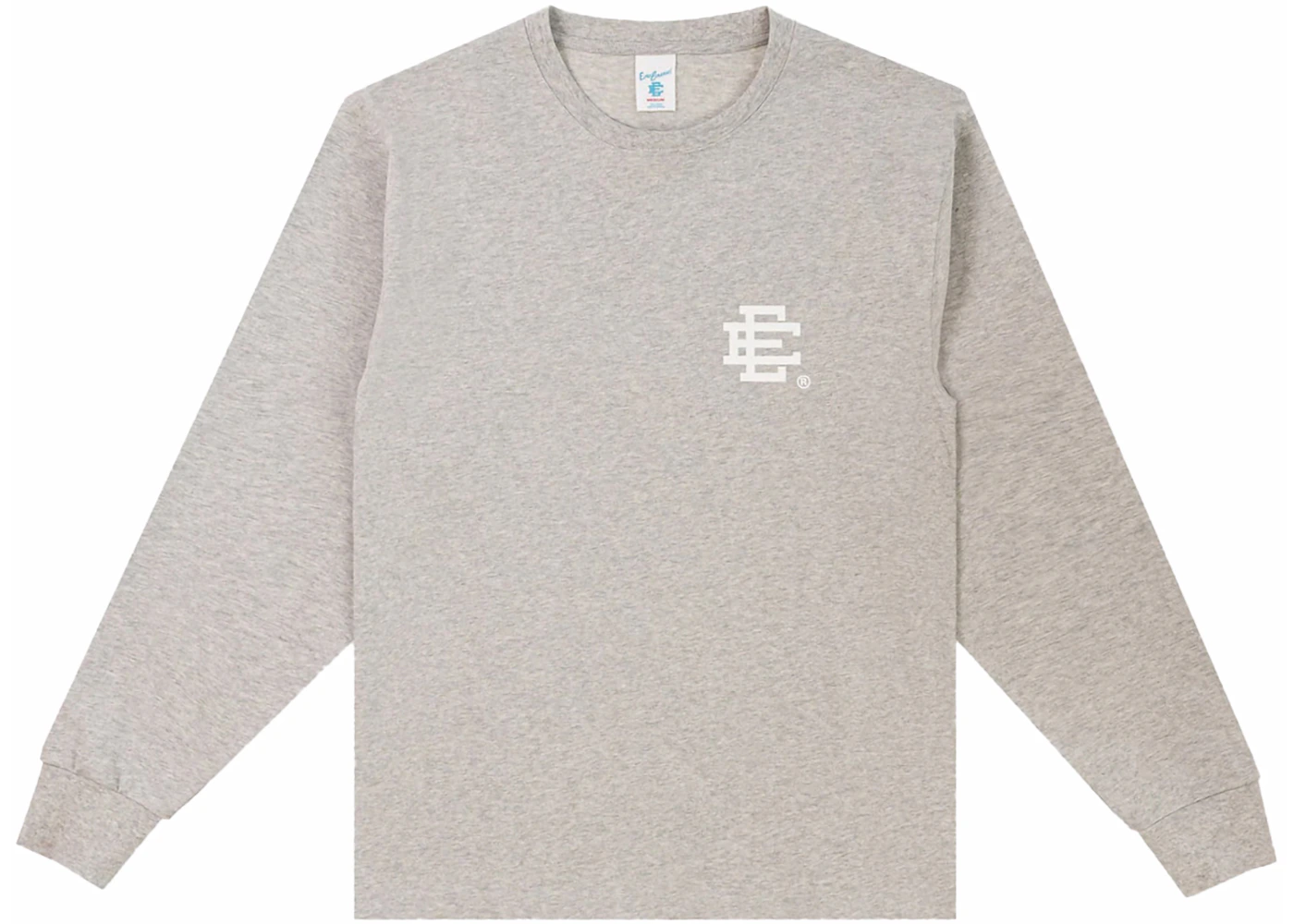 Eric Emanuel EE Long Sleeve T-Shirt Heather Grey/White 男装 - FW23 - CN