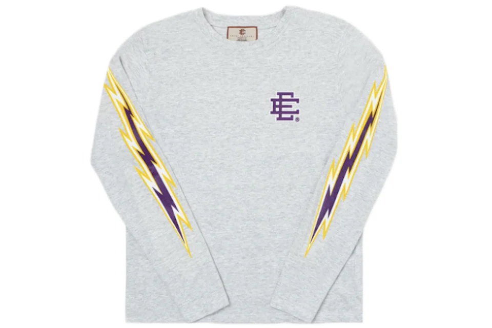 Eric Emanuel EE Long Sleeve T-shirt Purple/Yellow