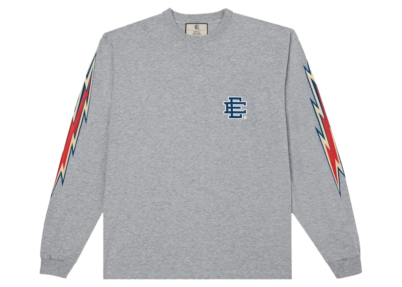 Eric Emanuel EE Long Sleeve T-Shirt Red/Navy - FW22 - US