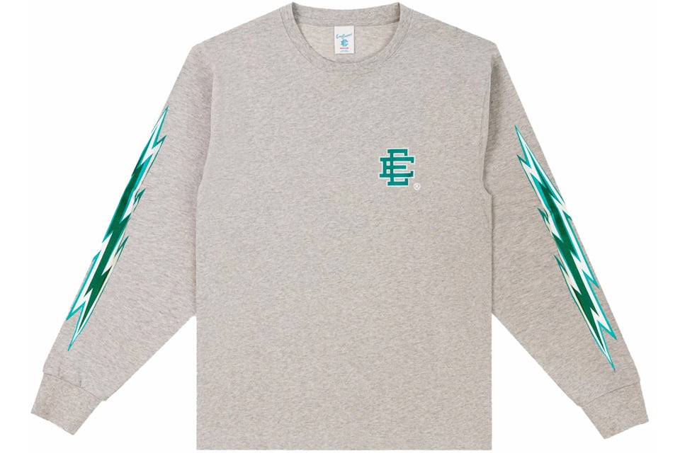Eric Emanuel EE Long Sleeve T-Shirt Turquoise/EE Bolts Men\'s - SS24 - US