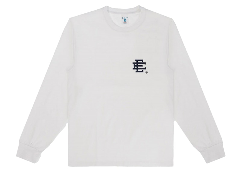 Eric Emanuel EE Long Sleeve T-Shirt White/Black Men's - SS24