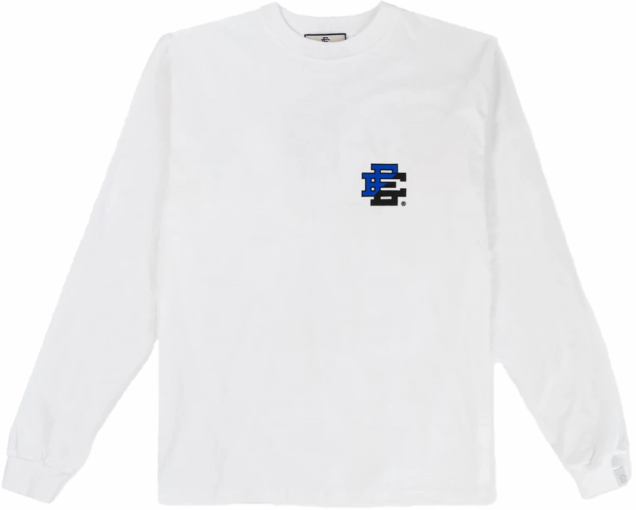 Eric Emanuel EE Long Sleeve T-Shirt White/Blue/Black Men's - FW23 - US