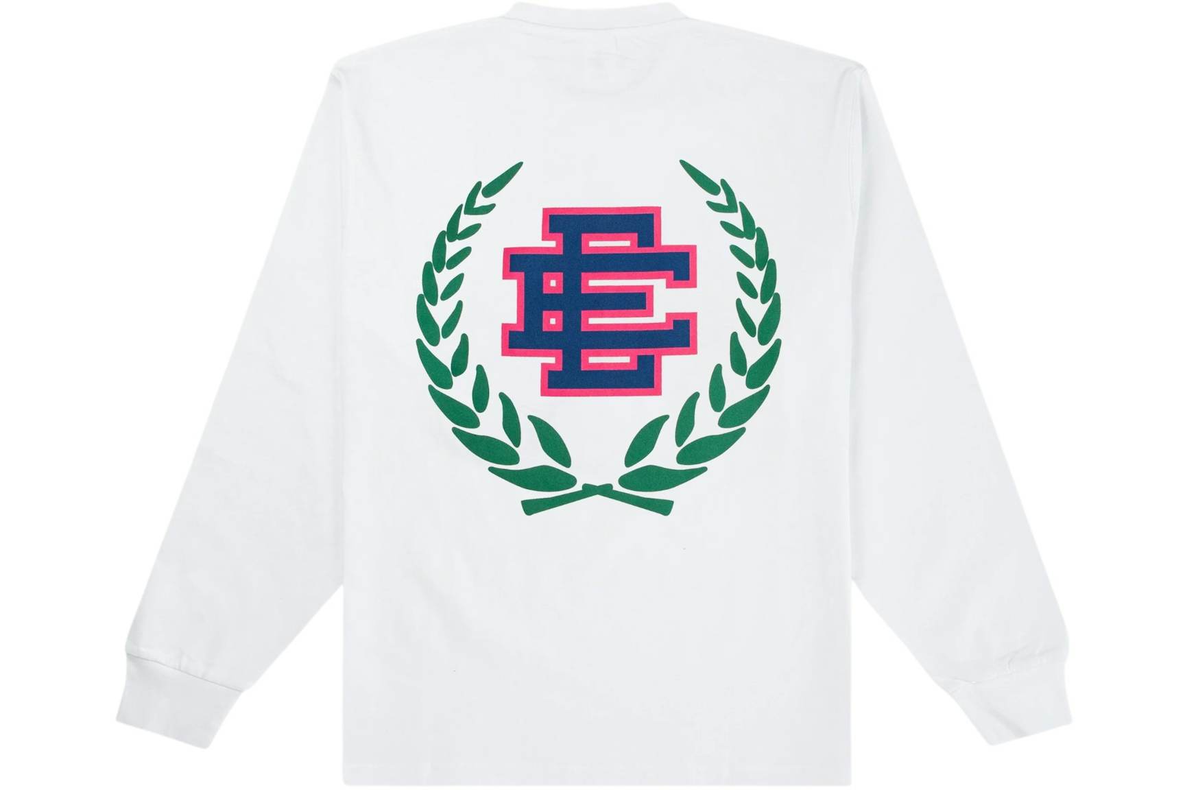 Eric Emanuel EE Long Sleeve Tee White/Navy Men's - SS26 - US