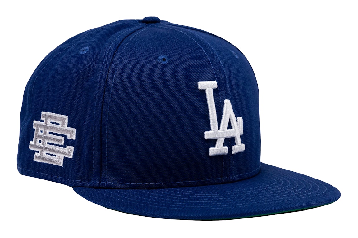Pre-owned Eric Emanuel Ee Los Angeles Dodgers Ne 59fifty Fitted Hat Royal Blue