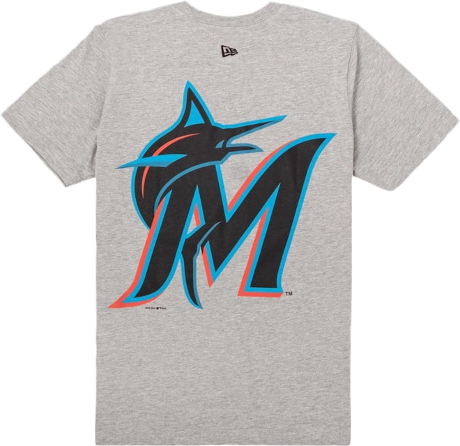 Marvel x MLB Miami Marlins "Captain America" Adult T-Shirt Size  XL