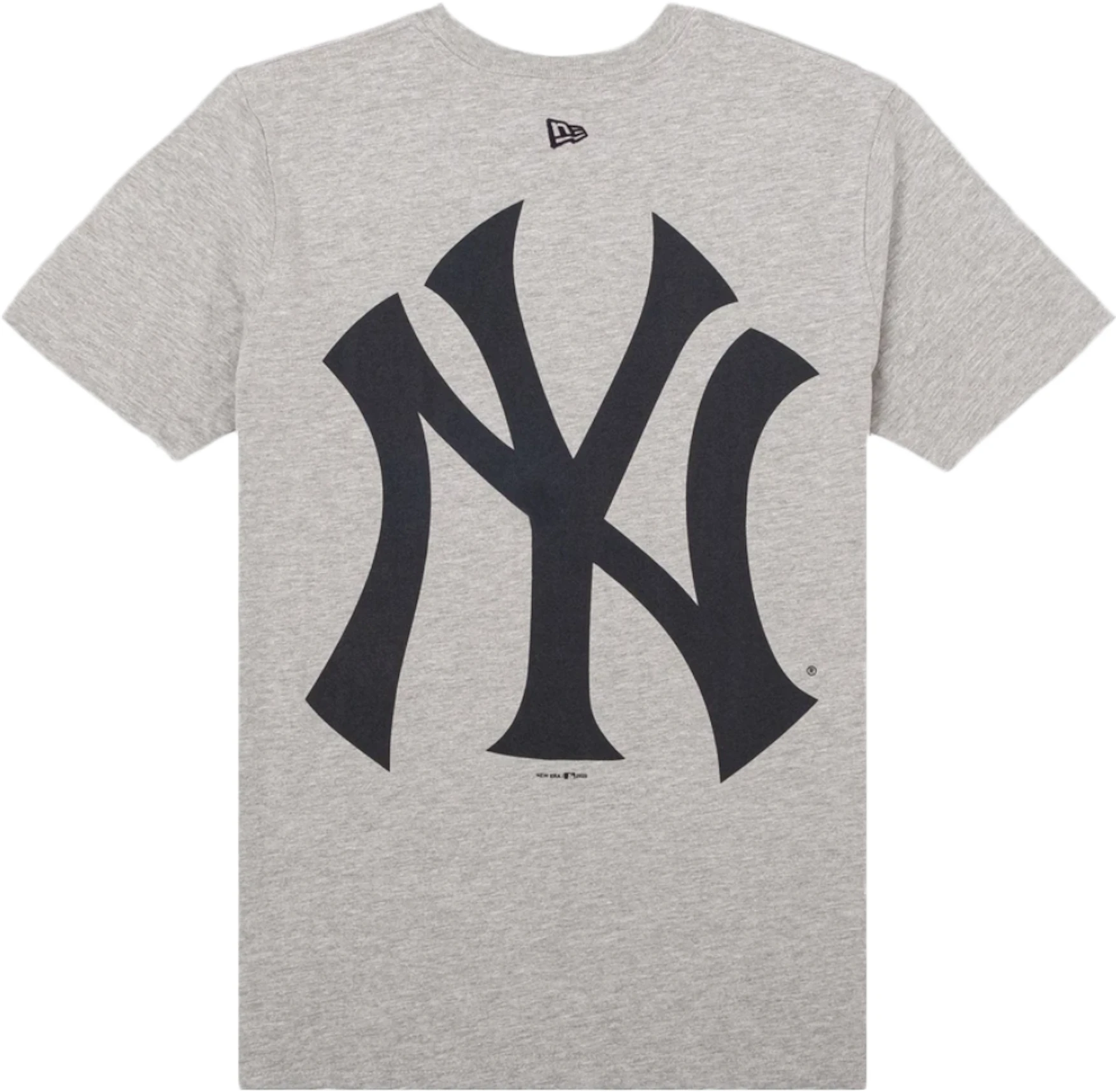 Majestic Longline Yankees T-shirt With Large Logo Back Print in
