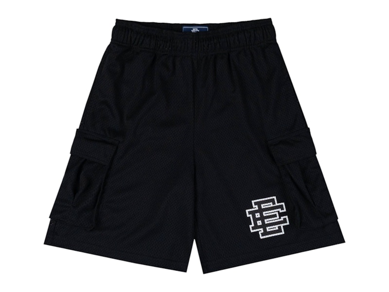Pre-owned Eric Emanuel Men's  Ee Margo Short In Black/white In Multi