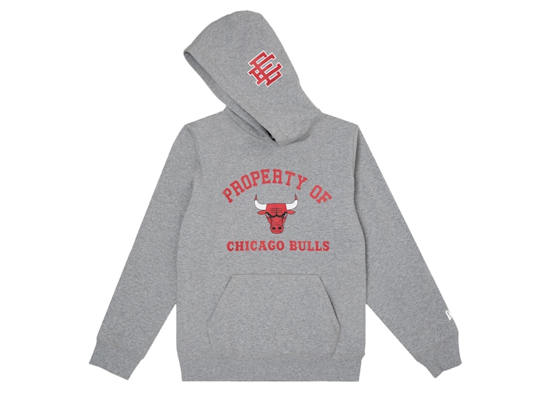 Chicago bulls grey on sale hoodie