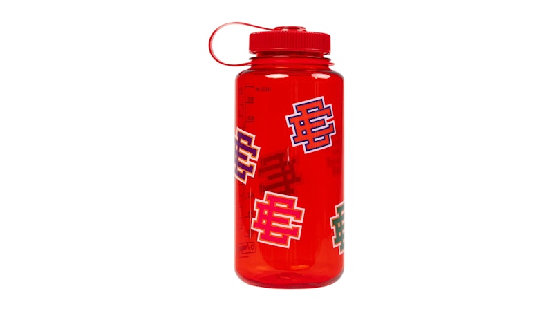 Pre-owned Eric Emanuel Men's Ee Nalgene Waterbottle In Red