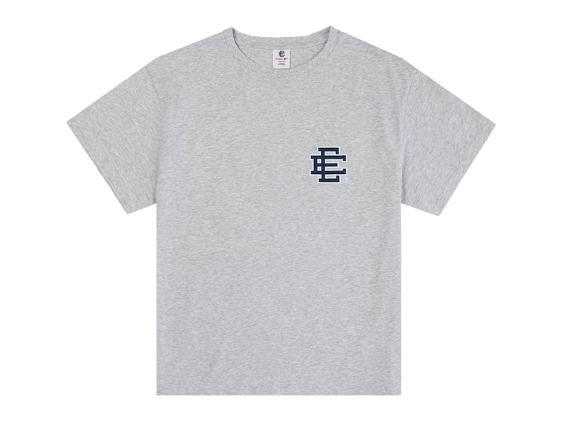 Pre-owned Eric Emanuel Men's Ee New York Yankees T-shirt In Heather Grey/navy Blue