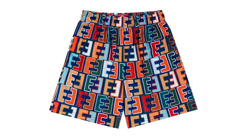 Pre-owned Eric Emanuel Men's Ee Pattern Basic Short In Navy Blue