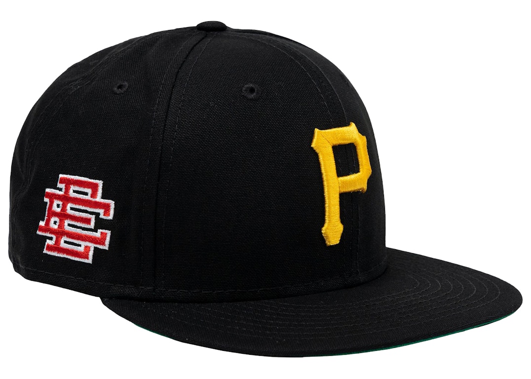 Pre-owned Eric Emanuel Ee Pittsburgh Pirates Ne 59fifty Fitted Hat Black