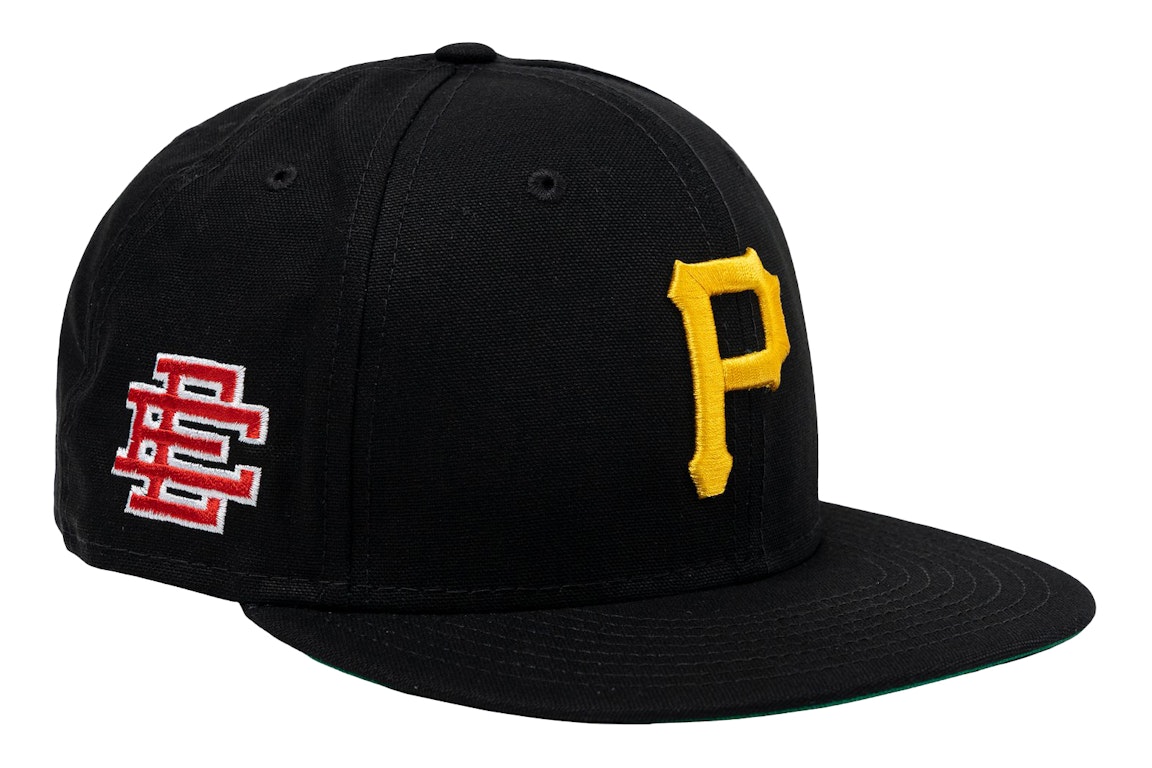 Pre-owned Eric Emanuel Ee Pittsburgh Pirates Ne 59fifty Fitted Hat Black
