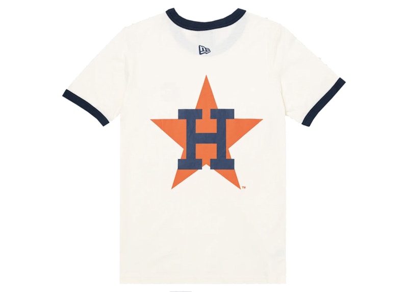 Pre-owned Eric Emanuel Men's Ee Ringer T In Houston Astros