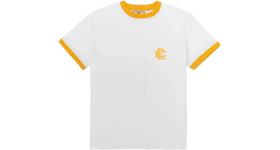 Eric Emanuel EE Ringer T-Shirt White/Yellow