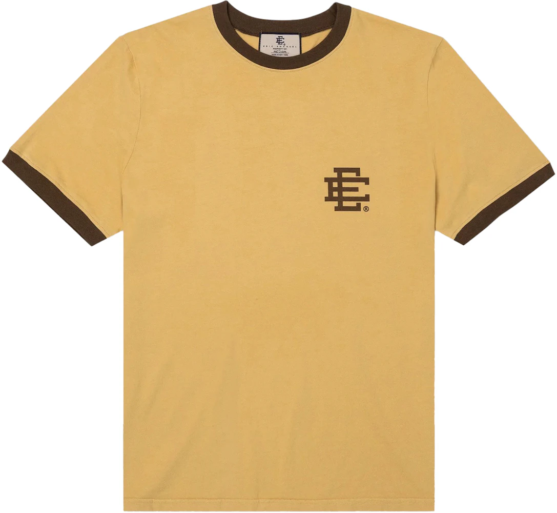 Eric Emanuel EE 2021 Yankees Ringer T-Shirt - Neutrals T-Shirts