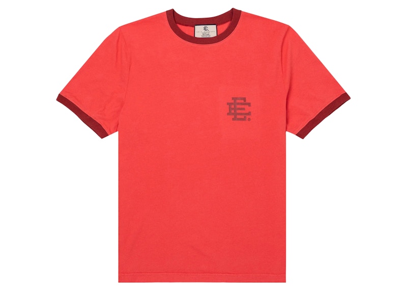 Eric Emanuel EE Ringer T-shirt Magenta/Brick