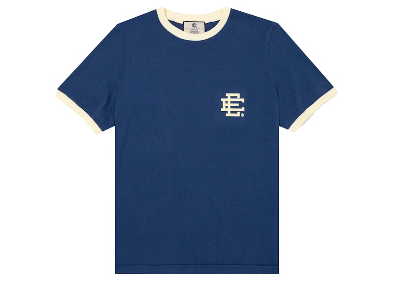 Eric Emanuel EE Ringer T-shirt Navy/Sorbet - SS23 - US