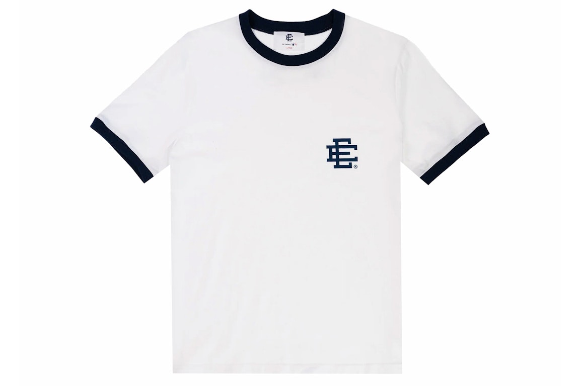 Pre-owned Eric Emanuel Ee Ringer T-shirt New York Yankees
