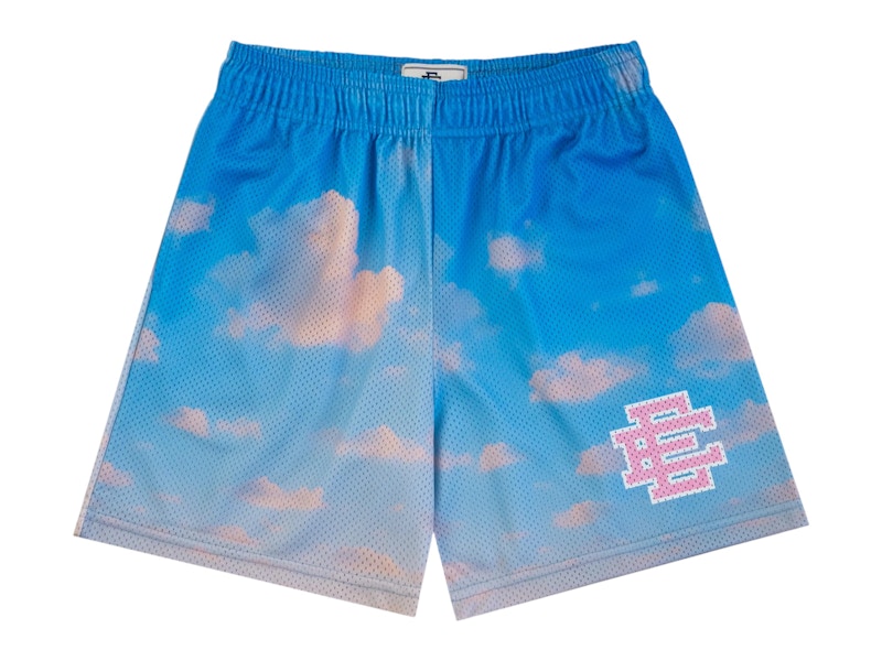 Pre-owned Eric Emanuel Men's  Ee Short In Morning Clouds/pink