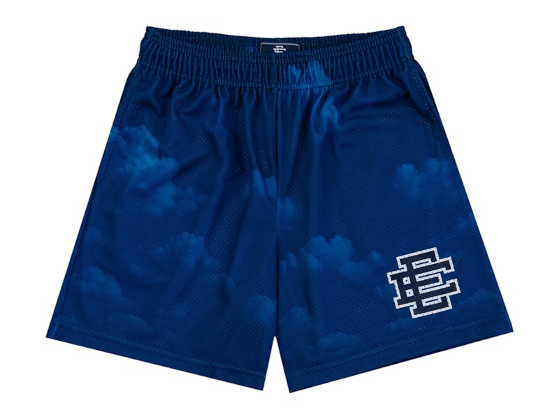 Pre-owned Eric Emanuel Men's Ee Short In Night Clouds/black