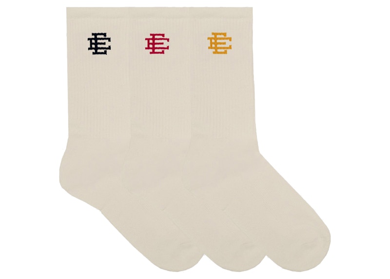 Eric Emanuel EE Socks 3 Pack Natural White Men's - SS22 - US