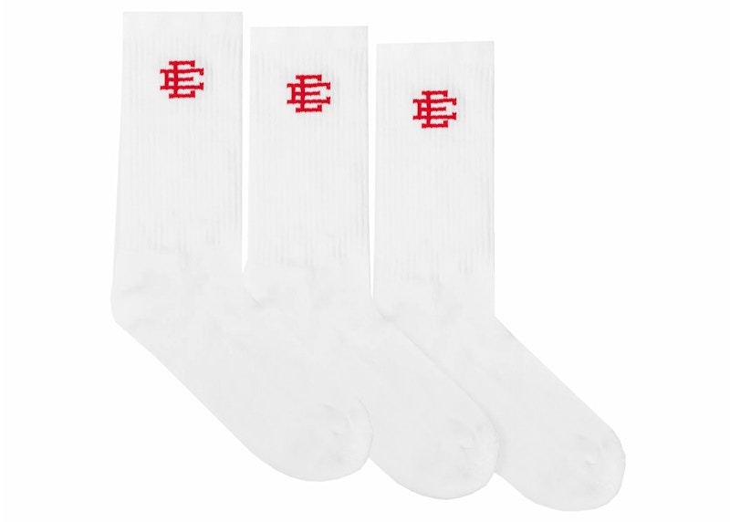 Eric Emanuel EE Socks White/Red