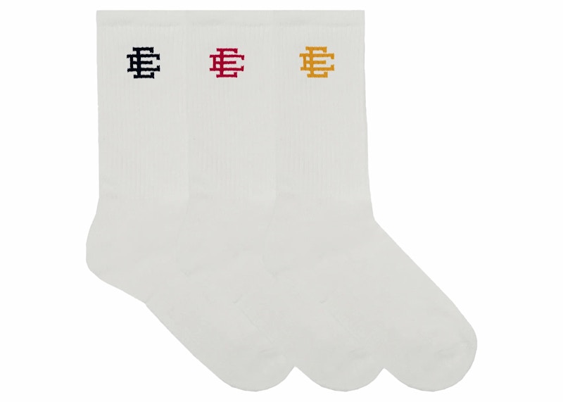 Eric Emanuel EE Socks Yellow/Pink/Navy Men's - FW22 - US